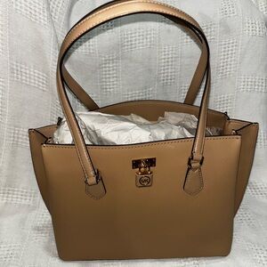Beige tote Michael Kors